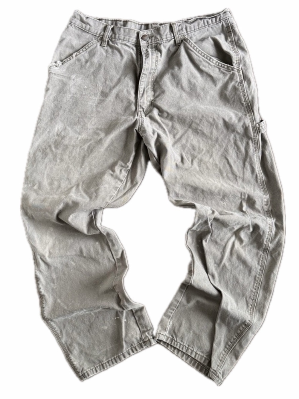 Vintage Rustler Workwear Cargos – Distressed Baggy Fit Size 34